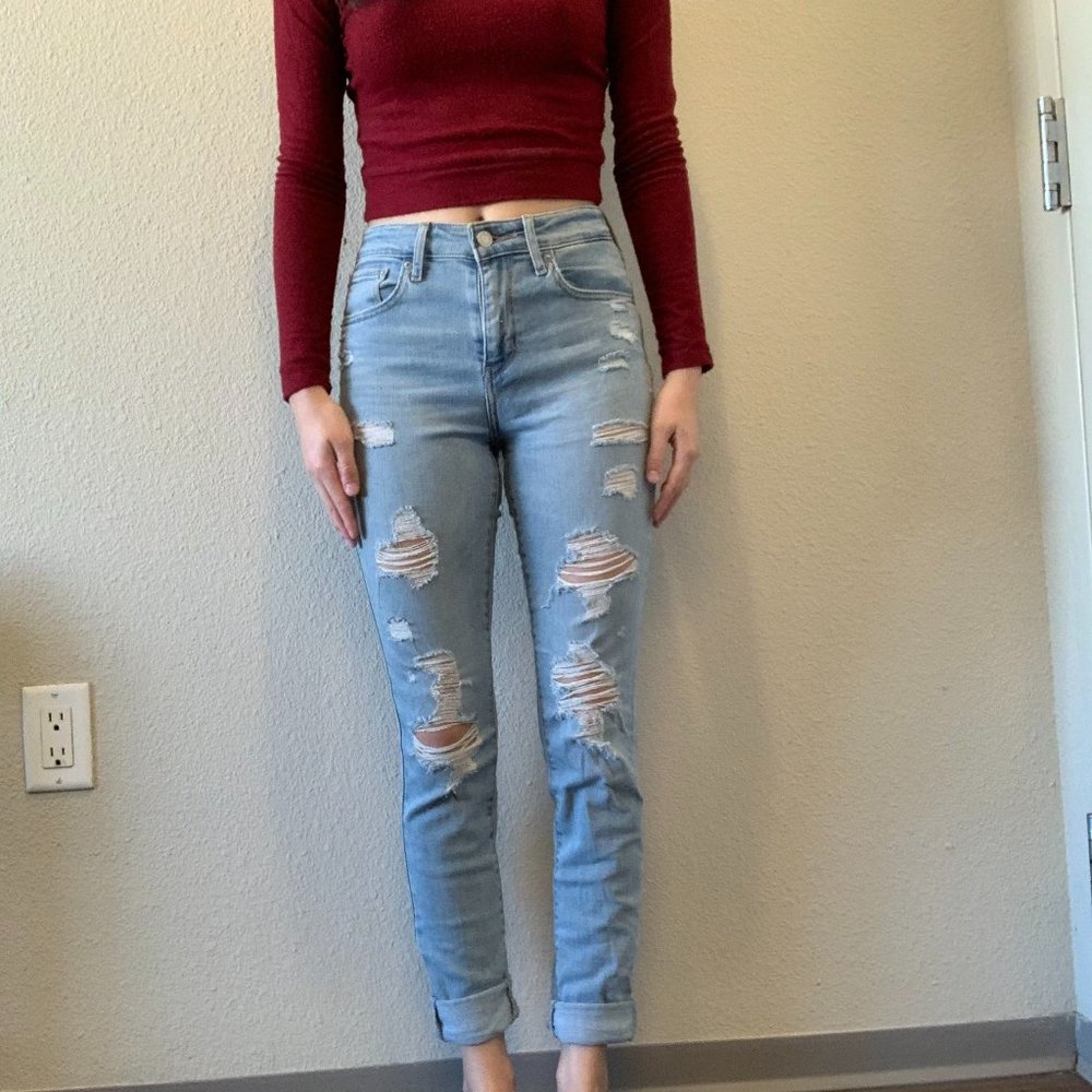 Levi's Ripped Skinny High RIses